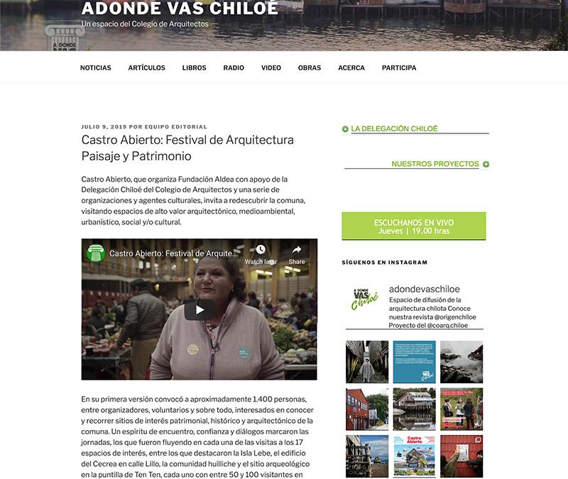 Adónde Vas Chiloé – 09.07.2019